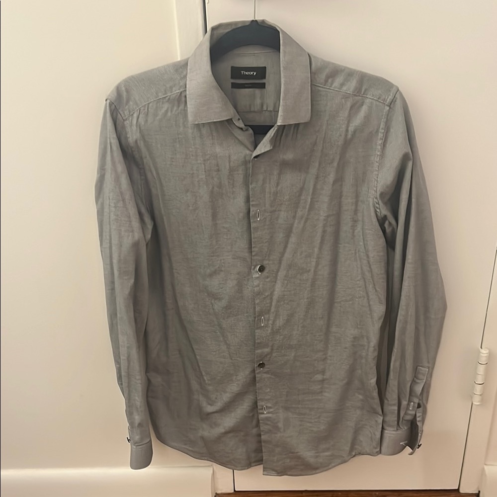 Theory Men's Gray Shirt